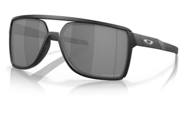 Image of Oakley OO9147 Castel Sunglasses - Men's, Matte Black Ink Frame, Prizm Black Polarized Lens, 63, OO9147-914702-63
