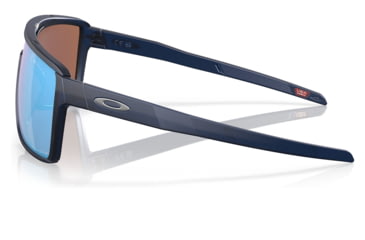 Image of Oakley OO9147 Castel Sunglasses - Mens, Matte Translucent Blue Frame, Prizm Deep Water Polarized Lens, 63, OO9147-914706-63