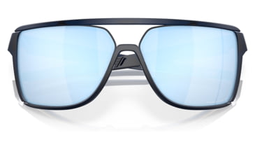 Image of Oakley OO9147 Castel Sunglasses - Men's, Matte Translucent Blue Frame, Prizm Deep Water Polarized Lens, 63, OO9147-914706-63