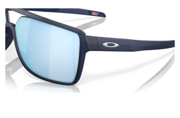 Image of Oakley OO9147 Castel Sunglasses - Mens, Matte Translucent Blue Frame, Prizm Deep Water Polarized Lens, 63, OO9147-914706-63