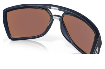 Image of Oakley OO9147 Castel Sunglasses - Mens, Matte Translucent Blue Frame, Prizm Deep Water Polarized Lens, 63, OO9147-914706-63