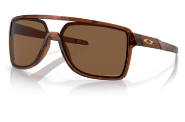 Image of Oakley OO9147 Castel Sunglasses - Mens, Rootbeer Frame, Prizm Bronze Lens, 63, OO9147-914703-63