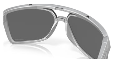 Image of Oakley OO9147 Castel Sunglasses - Mens, X Silver Frame, Prizm Black Lens, 63, OO9147-914707-63