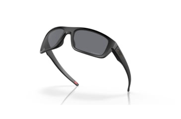 Image of Oakley OO9367 Drop Point Sunglasses, Matte Black Frame, Grey Lenses, 936701-60