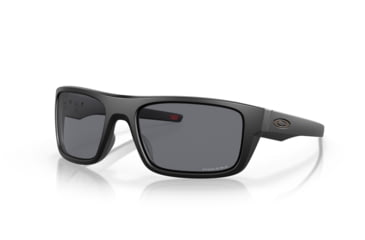 Image of Oakley OO9367 Drop Point Sunglasses, Matte Black Frame, Grey Lenses, 936701-60