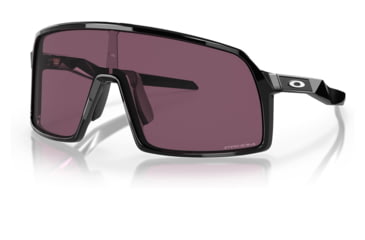 Image of Oakley OO9462 Sutro S Sunglasses, Polished Black Frame, Prizm Road Black Lens, 28, OO9462-946201-28