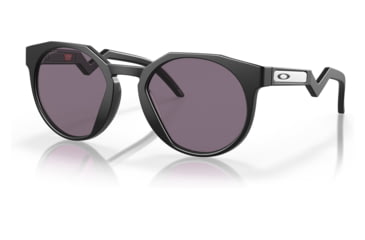 Image of Oakley OO9464A HSTN A Sunglasses - Mens, Matte Black Frame, Prizm Grey Lens, Asian Fit, 52, OO9464A-946401-52