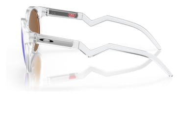 Image of Oakley OO9464A HSTN A Sunglasses - Mens, Matte Clear Frame, Prizm Violet Lens, Asian Fit, 52, OO9464A-946402-52