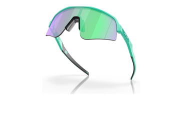 Image of Oakley OO9465 Sutro Lite Sweep Sunglasses - Mens, Matte Celeste Frame, Prizm Road Jade Lens, 39, OO9465-946511-39