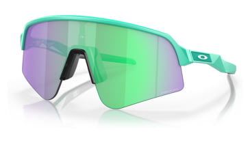 Image of Oakley OO9465 Sutro Lite Sweep Sunglasses - Mens, Matte Celeste Frame, Prizm Road Jade Lens, 39, OO9465-946511-39