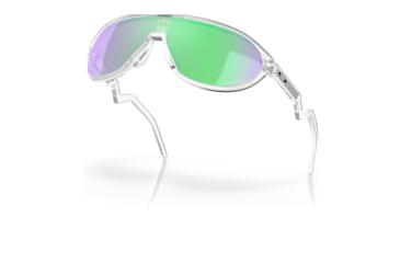 Image of Oakley OO9467A CMDN A Sunglasses - Mens, Matte Clear Frame, Prizm Road Jade Lens, Asian Fit, 33, OO9467A-946703-33