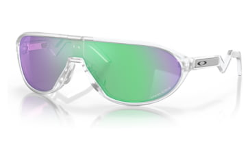 Image of Oakley OO9467A CMDN A Sunglasses - Mens, Matte Clear Frame, Prizm Road Jade Lens, Asian Fit, 33, OO9467A-946703-33
