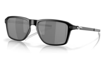 Image of Oakley OO9469 Wheel House Sunglasses - Mens, Satin Black Frame w/White Logo, Prizm Black Lens, 54, OO9469-946906-54