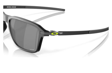 Image of Oakley OO9469 Wheel House Sunglasses - Mens, Satin Black Frame w/Yellow Logo, Prizm Black Lens, 54, OO9469-946908-54