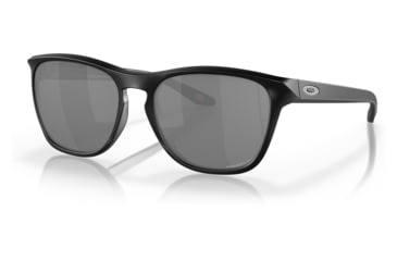 Image of Oakley OO9479 Manorburn Sunglasses - Men's, Matte Black Frame, Prizm Black Polarized Lens, 56, OO9479-947909-56
