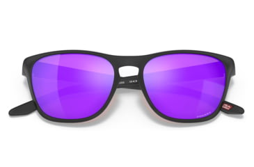 Image of Oakley OO9479 Manorburn Sunglasses - Mens, Matte Black Frame, Prizm Violet Lens, 56, OO9479-947903-56