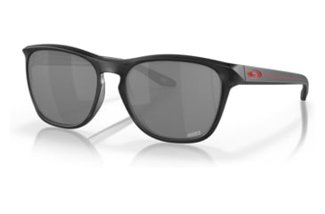 Image of Oakley OO9479 Manorburn Sunglasses - Mens, Matte Black Ink Frame, Prizm Black Lens, 56, OO9479-947913-56