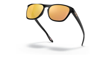 Image of Oakley OO9479 Manorburn Sunglasses - Mens, Polished Black Frame, Prizm Rose Gold Lens, 56, OO9479-947905-56