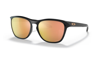 Image of Oakley OO9479 Manorburn Sunglasses - Mens, Polished Black Frame, Prizm Rose Gold Lens, 56, OO9479-947905-56