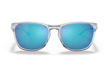 Image of Oakley OO9479 Manorburn Sunglasses - Mens, Polished Clear Frame, Prizm Sapphire Lens, 56, OO9479-947906-56