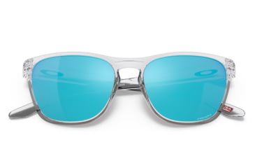 Image of Oakley OO9479 Manorburn Sunglasses - Mens, Polished Clear Frame, Prizm Sapphire Lens, 56, OO9479-947906-56