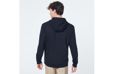 Image of Oakley Patch Fleece Hoodie - Mens, Blackout, Extra Small, FOA400016-02E-XS