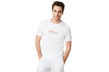 Image of Oakley Pixel B1B Tee - Mens, White, 2XL, 457539-100-XXL