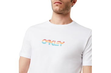 Image of Oakley Pixel B1B Tee - Mens, White, 2XL, 457539-100-XXL