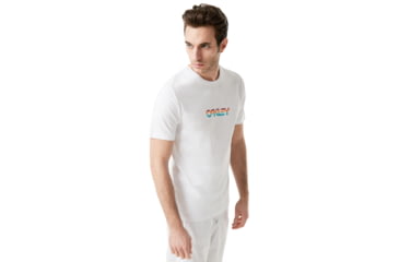 Image of Oakley Pixel B1B Tee - Mens, White, 2XL, 457539-100-XXL