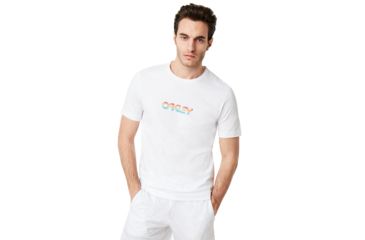 Image of Oakley Pixel B1B Tee - Men's, White, Medium, 457539-100-M