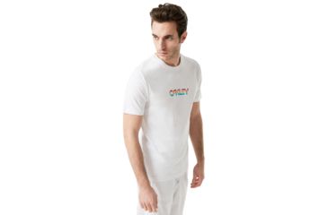 Image of Oakley Pixel B1B Tee - Men's, White, Medium, 457539-100-M