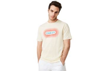 Image of Oakley Retro Station Tee - Mens, Ivory Rope, Large, 457550-3IR-L