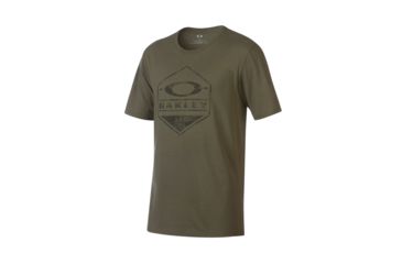 Image of Oakley 50-Oakley Camo Hex Tee - Mens, Dark Brush, Extra Large, 456395-86V-XL