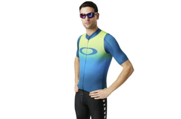 Image of Oakley Aero Jersey - Mens, Jade Iridium, Small, 434359-7JJ-S