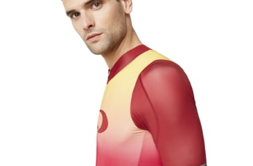 Image of Oakley Aero Jersey - Mens, Red Iridium, Large, 434359-4RI-L