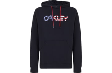 Image of Oakley SI B1B PO Hoodie 2.0 - Mens, Black/American Flag, 2XL, FOA402599-01V-XXL