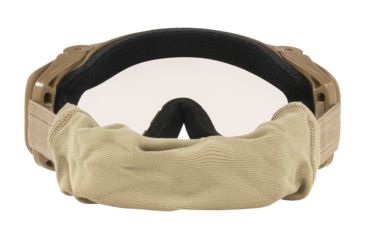 Image of Oakley SI Ballistic Goggle UPLC,Terrain Tan Frame,Shield Clear/Grey Lens 53-114