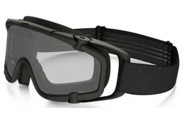 Image of Oakley SI Ballistic Goggles, Black Frame, Clear Lens 11-129