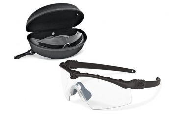 Image of Oakley SI Ballistic M Frame 3.0 Array Sunglasses,Matte Black Fleet Frame,Shield Prizm Clear/Grey Lens OO9146-21
