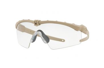 Image of Oakley SI Standard Issue Ballistic M Frame 3.0 Strike Glasses - Men's, Dark Bone Frame, Clear Lens, 2XL, OO9146-914607-32