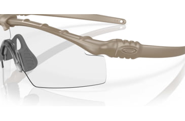 Image of Oakley SI Ballistic M Frame 3.0 Sunglasses, Desert Tan Frame, Clear/Gray/Persimmon Lens, OO9146-29
