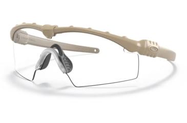 Image of Oakley SI Ballistic M Frame 3.0 Array Sunglasses, Dark Bone Frame, Clear, Grey, and Persimmon Lenses OO9146-08