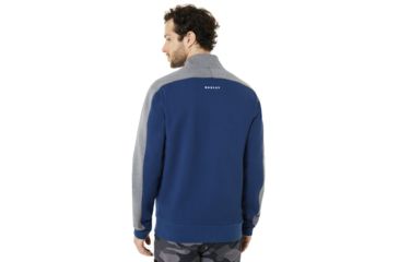 Image of Oakley SI Block Color Fz Fleece - Mens, Athletic Heather Grey, Large, 472424-24G-L