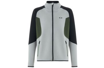 Image of Oakley SI Byrnes It Down DWR Full Zip Hoodie - Mens, Alloy, Medium, 461775-27E-M