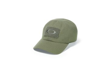 Image of Oakley SI Cap, Worn Olive, Medium-Small 911444A-79B-SMMD