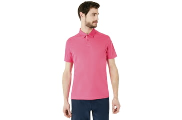 Image of Oakley Divisonal Polo - Mens, Fuchsia, Extra Large, 433690-40Y-XL