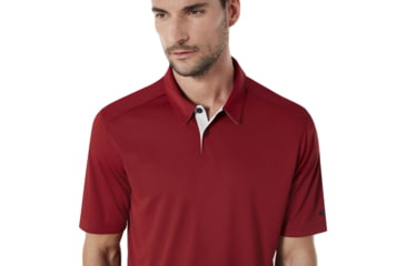 Image of Oakley Divisonal Polo - Mens, Iron Red, Large, 433690-80U-L