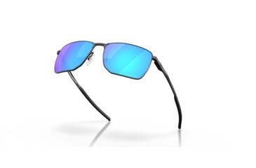 Image of Oakley SI Ejector Sunglasses, Matte Black Frame, Prizm Sapphire Lens, OO4142-0958