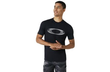 Image of Oakley SI Ellipse Tech Ss - Mens, Blackout, Small, 457339-02E-S