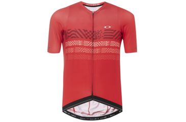 Image of Oakley Endurance Jersey - Mens, Red Line, Large, 434360-465-L